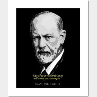 Sigmund Freud Quote Posters and Art